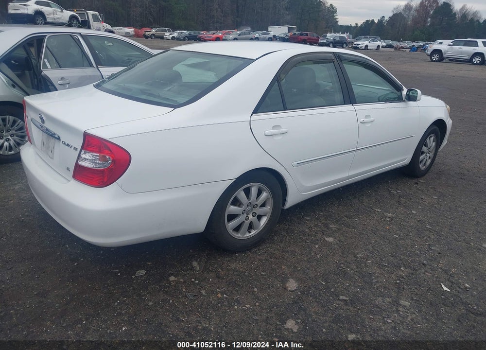 2004 TOYOTA CAMRY XLE V6 VIN: 4T1BF30K44U068788