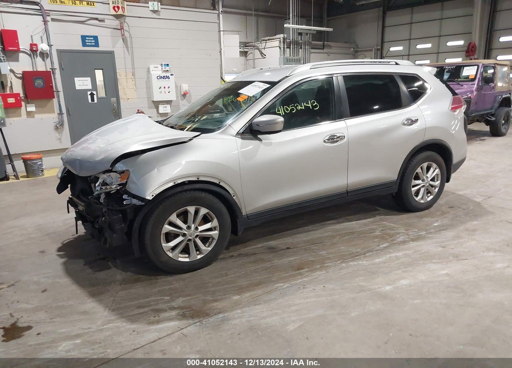 2015 NISSAN ROGUE SV VIN: KNMAT2MV3FP508945