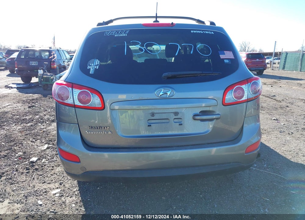 2012 HYUNDAI SANTA FE GLS V6 VIN: 5XYZG4AG0CG130770