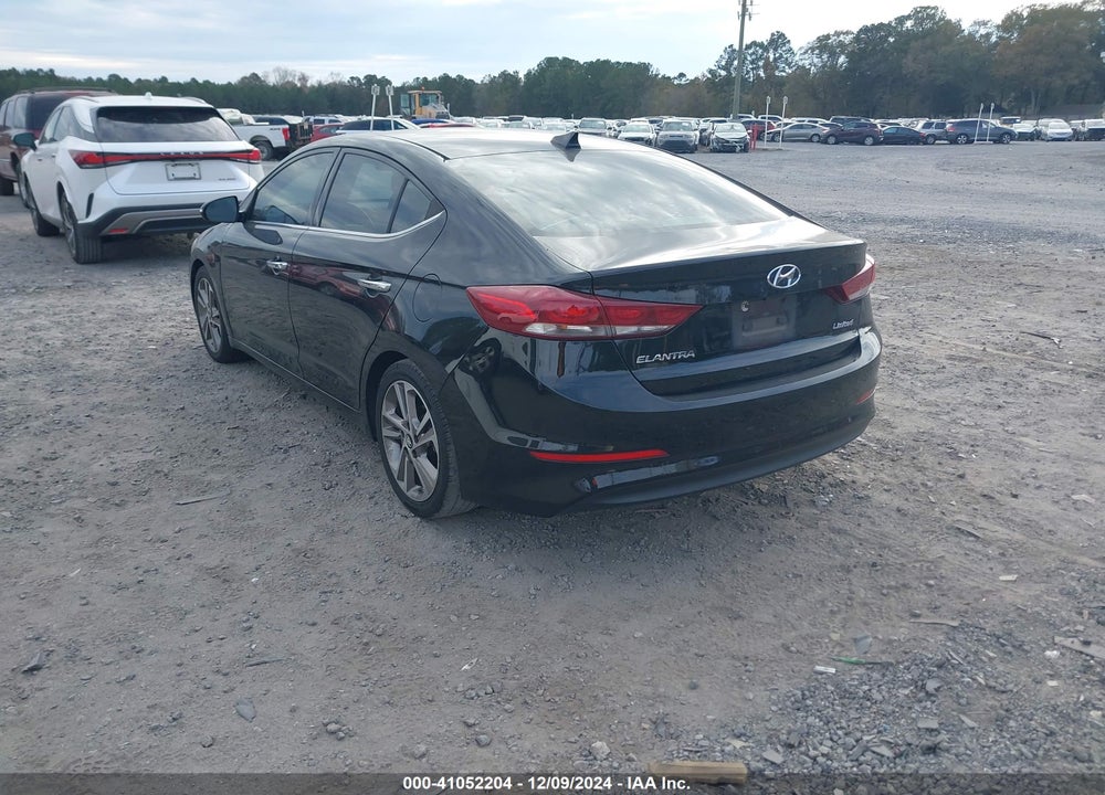 2017 HYUNDAI ELANTRA LIMITED VIN: 5NPD84LF4HH066034