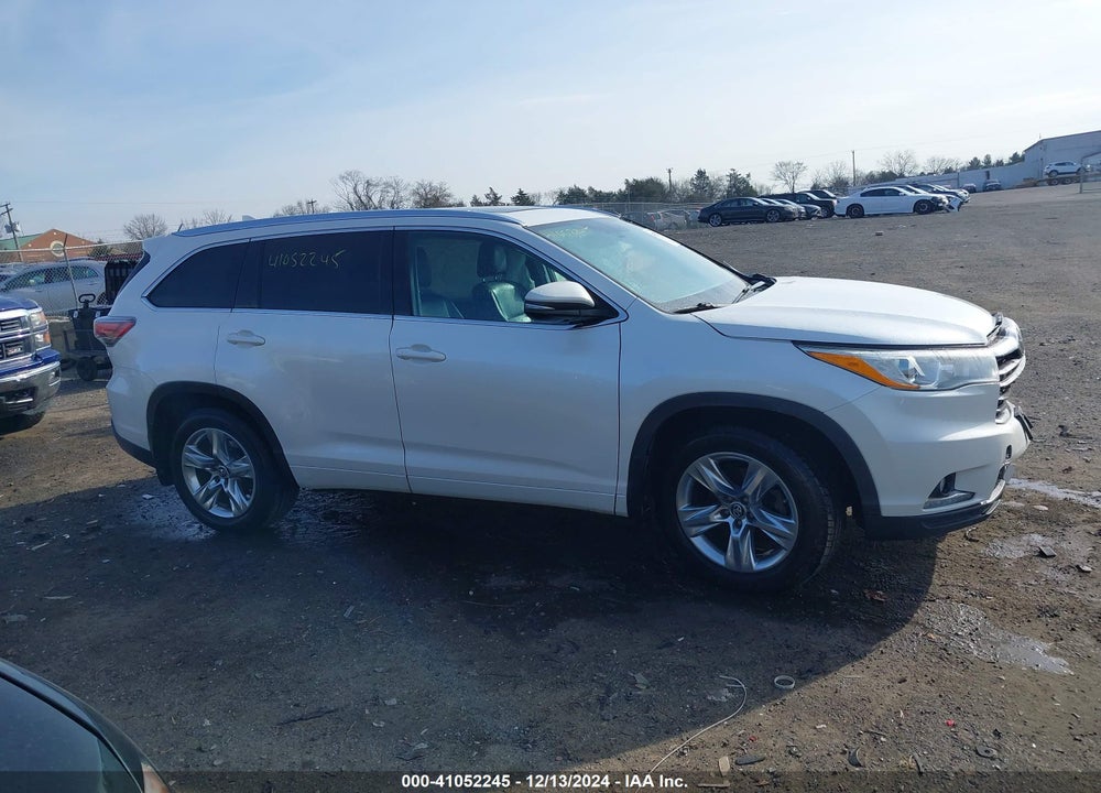 2016 TOYOTA HIGHLANDER LIMITED PLATINUM V6 VIN: 5TDDKRFH8GS298768