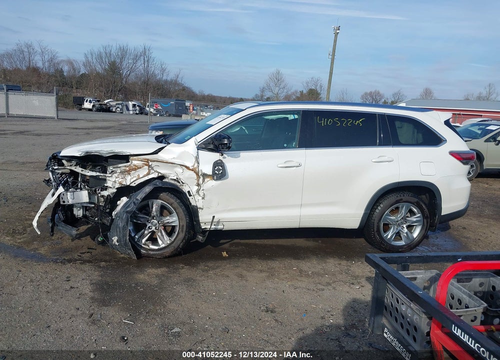 2016 TOYOTA HIGHLANDER LIMITED PLATINUM V6 VIN: 5TDDKRFH8GS298768