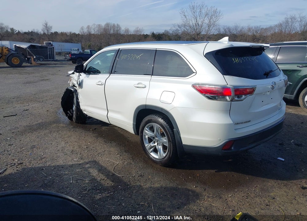2016 TOYOTA HIGHLANDER LIMITED PLATINUM V6 VIN: 5TDDKRFH8GS298768
