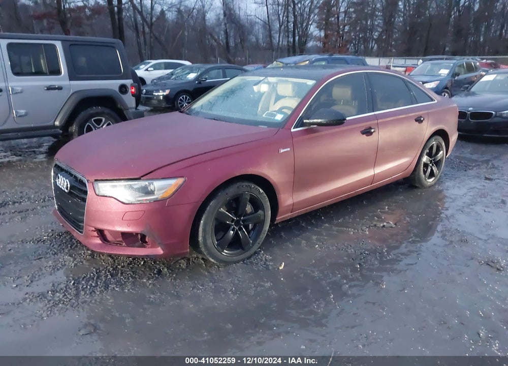 2012 AUDI A6 3.0 PREMIUM VIN: WAUGGAFC5CN162552