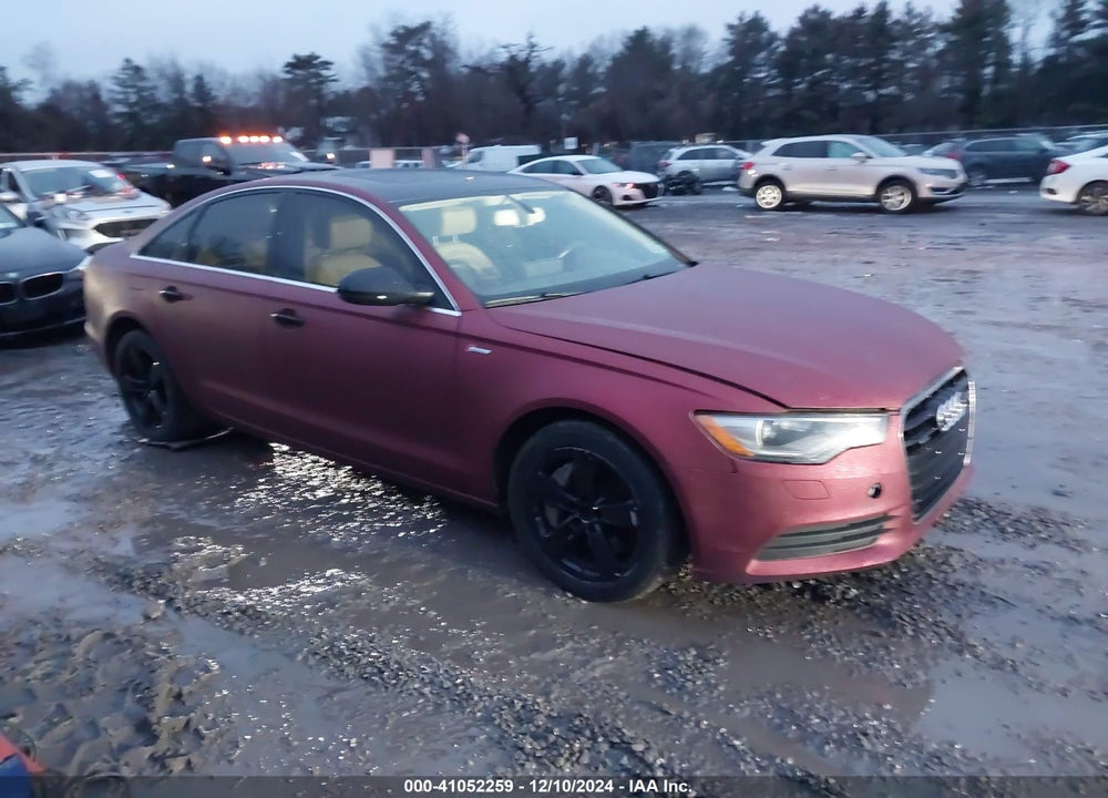 2012 AUDI A6 3.0 PREMIUM VIN: WAUGGAFC5CN162552