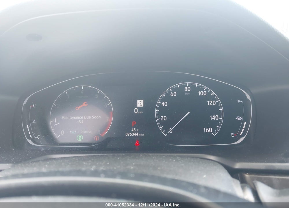 2021 HONDA ACCORD VIN: 1HGCV1F51MA092261