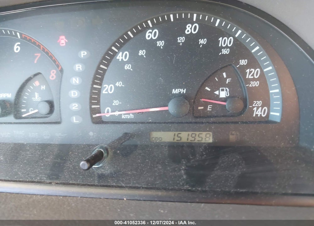 2002 TOYOTA CAMRY LE V6 VIN: 4T1BF30K82U003780
