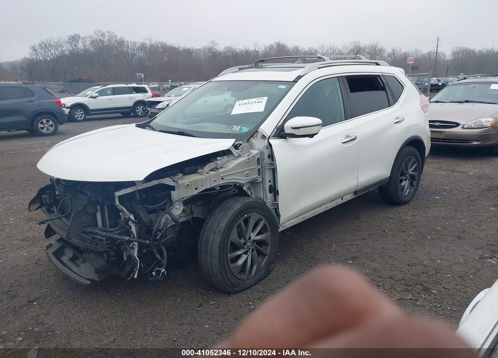 2016 NISSAN ROGUE SL VIN: 5N1AT2MV4GC851767