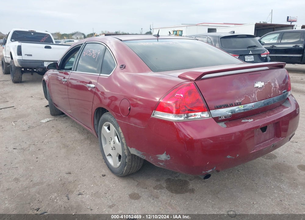 2008 CHEVROLET IMPALA LTZ VIN: 2G1WU583589221047
