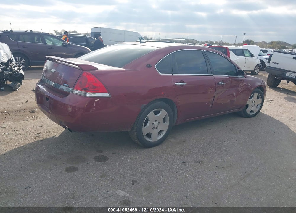 2008 CHEVROLET IMPALA LTZ VIN: 2G1WU583589221047