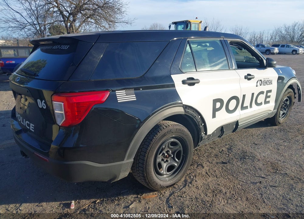 2021 FORD POLICE INTERCEPTOR UTILITY VIN: 1FM5K8AB5MGA87322