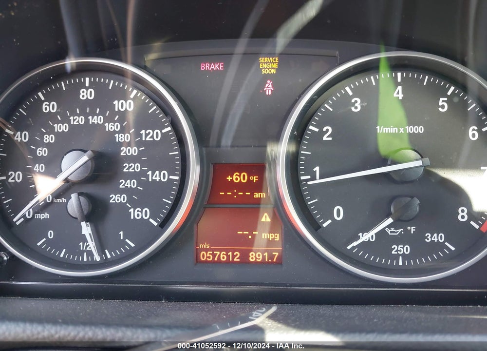 2007 BMW 328I VIN: WBAWB33537PU88470
