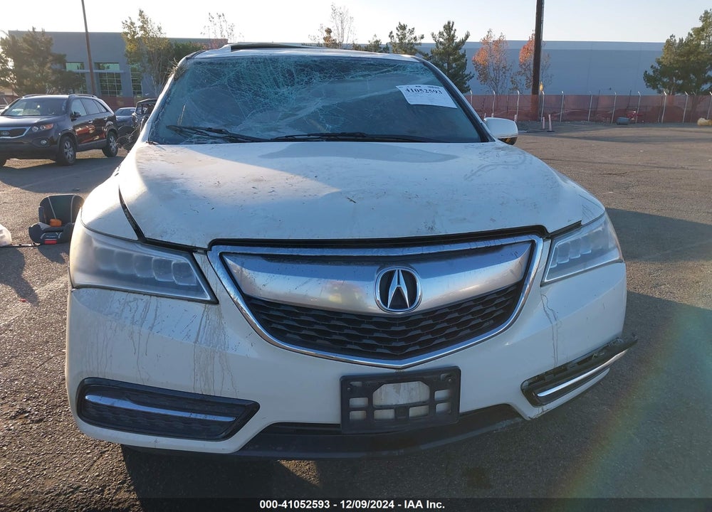 2014 ACURA MDX TECHNOLOGY PACKAGE VIN: 5FRYD3H47EB018034