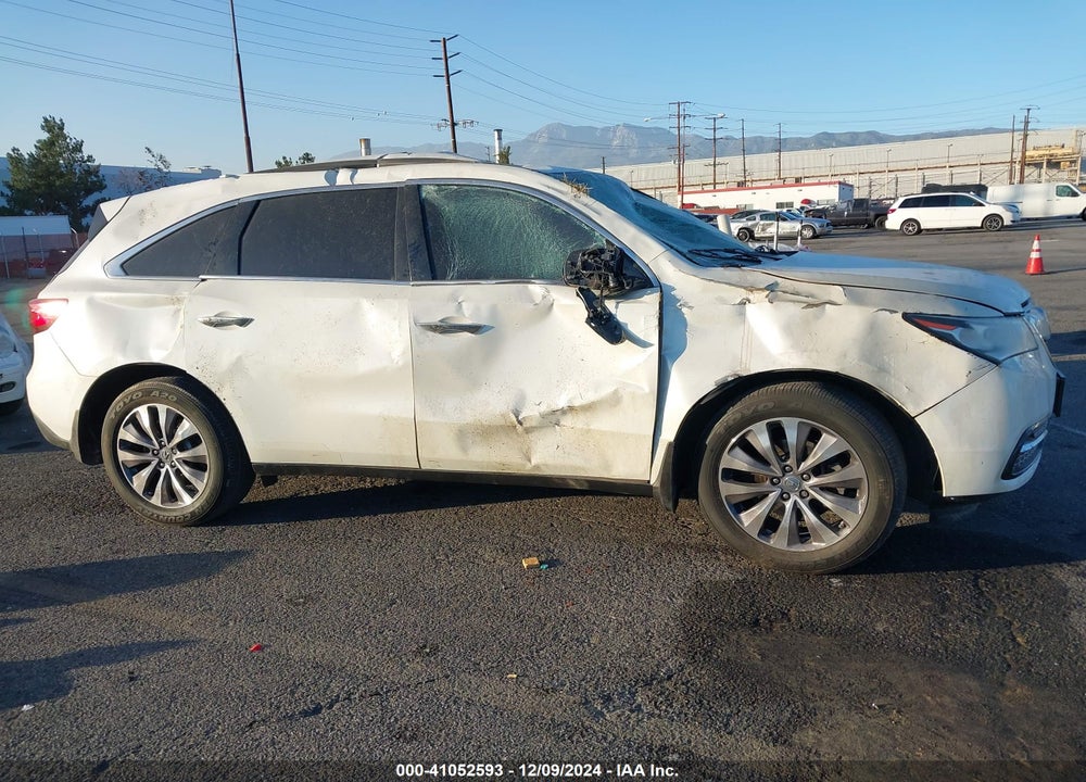 2014 ACURA MDX TECHNOLOGY PACKAGE VIN: 5FRYD3H47EB018034