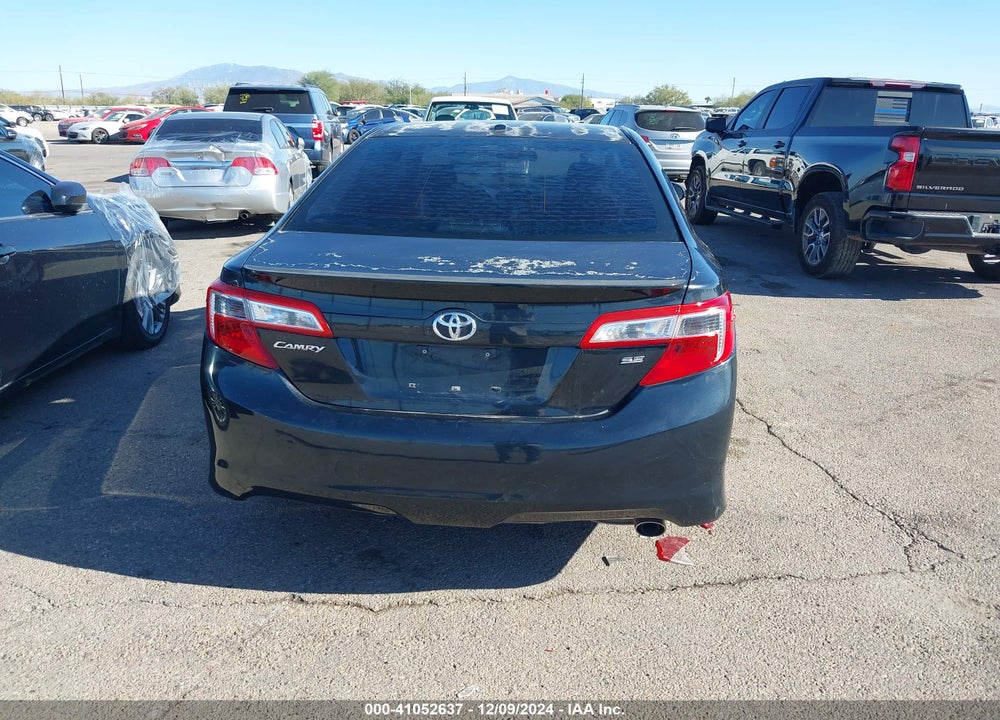 2012 TOYOTA CAMRY SE VIN: 4T1BF1FK8CU161839