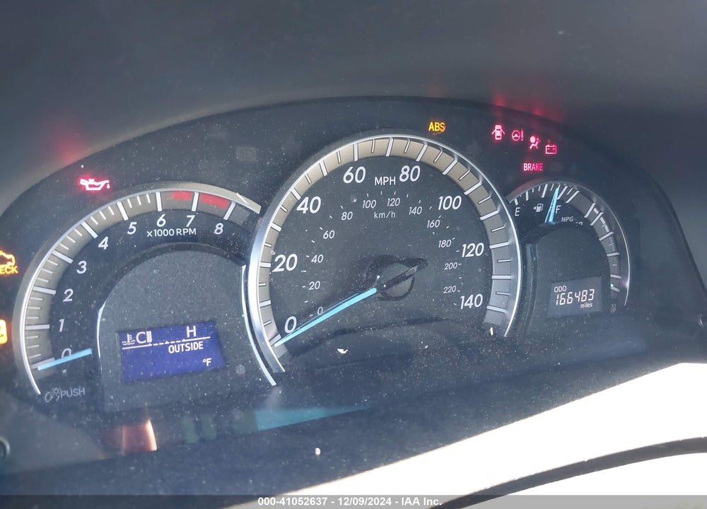 2012 TOYOTA CAMRY SE VIN: 4T1BF1FK8CU161839