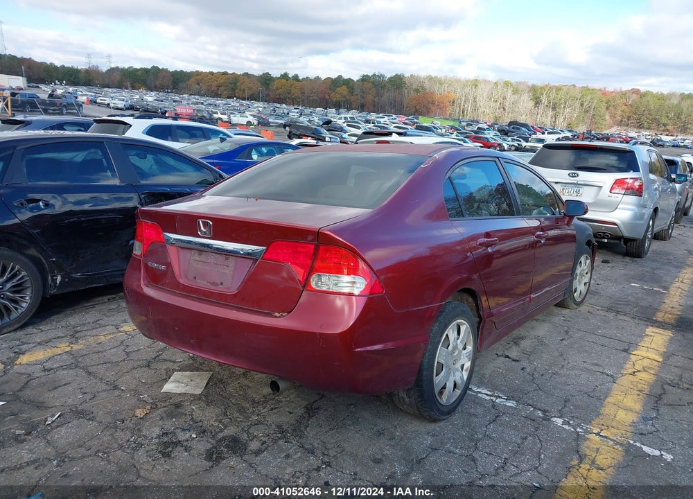 2009 HONDA CIVIC VIN: 2HGFA16549H501838