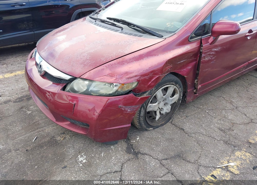 2009 HONDA CIVIC VIN: 2HGFA16549H501838