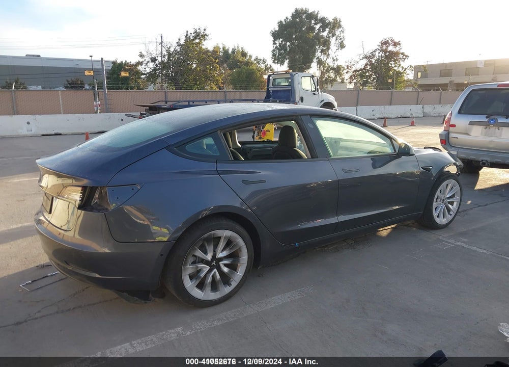 2022 TESLA MODEL 3 REAR-WHEEL DRIVE VIN: 5YJ3E1EA5NF253376