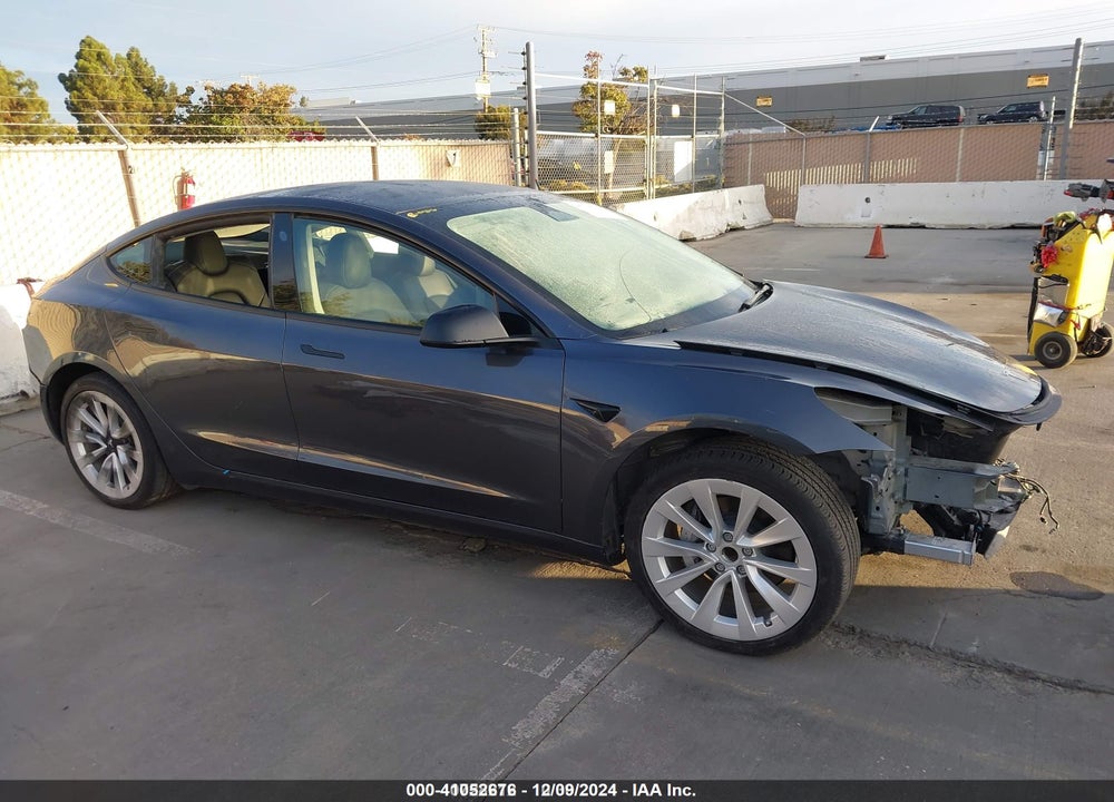2022 TESLA MODEL 3 REAR-WHEEL DRIVE VIN: 5YJ3E1EA5NF253376