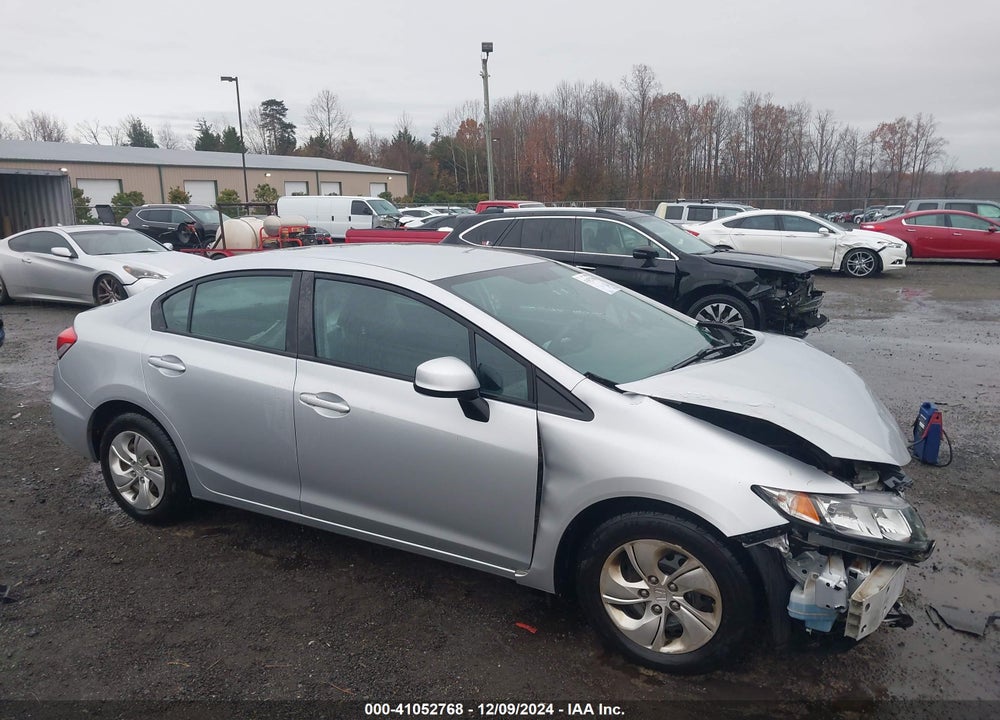 2013 HONDA CIVIC LX VIN: 2HGFB2F59DH574098