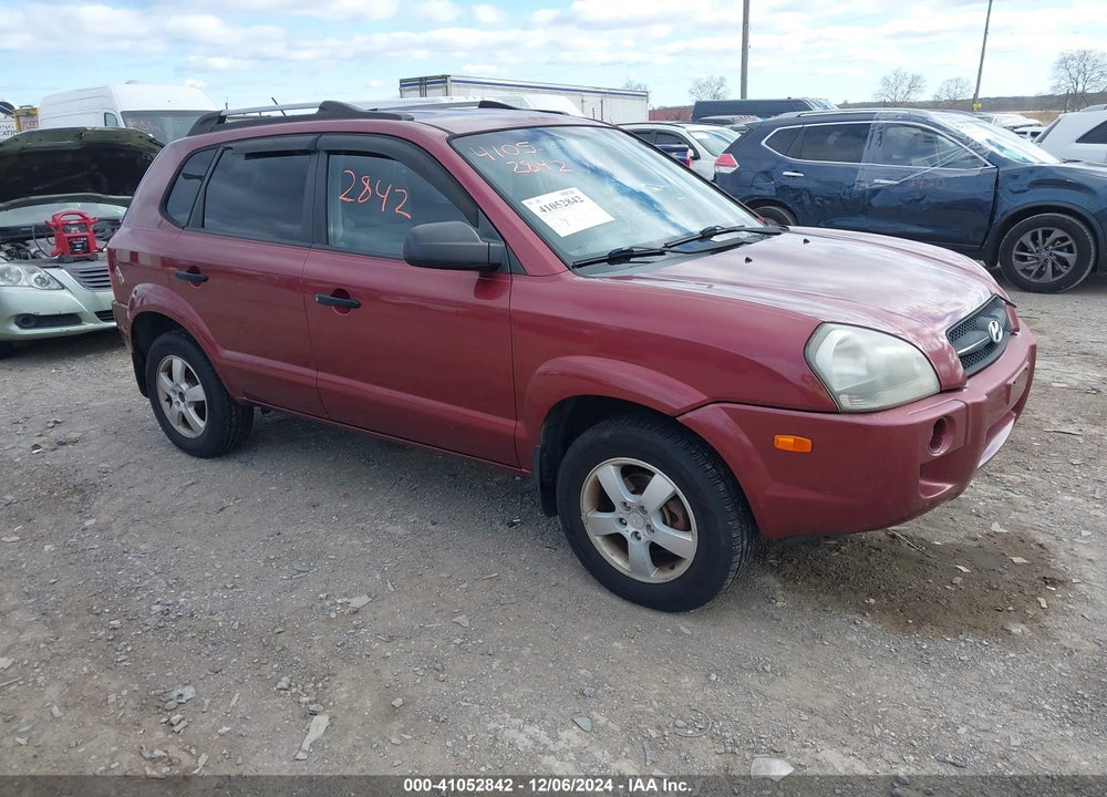 2007 HYUNDAI TUCSON GLS VIN: KM8JM12B97U576083
