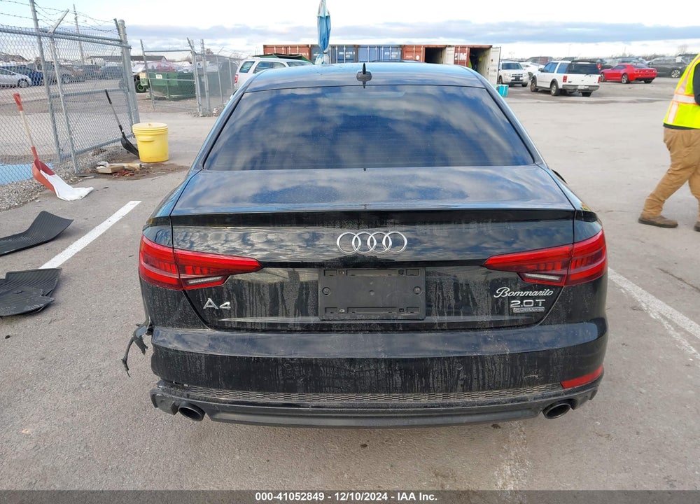 2017 AUDI A4 2.0T PREMIUM VIN: WAUENAF47HN004775