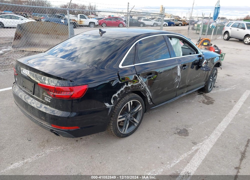 2017 AUDI A4 2.0T PREMIUM VIN: WAUENAF47HN004775
