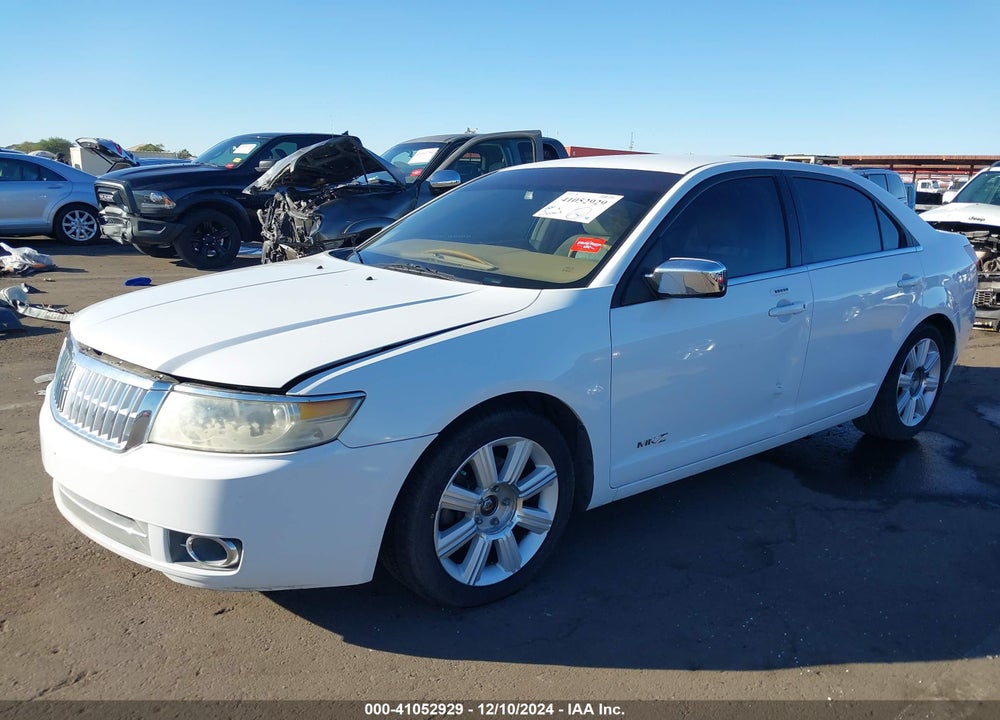 2007 LINCOLN MKZ VIN: 3LNHM26T87R654402