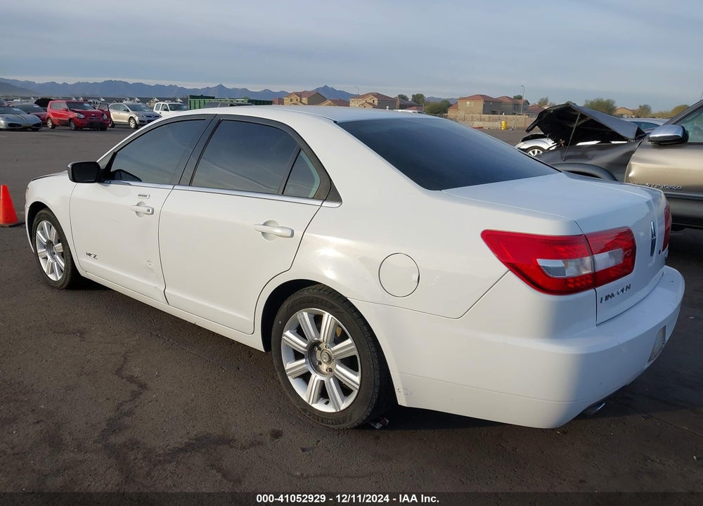 2007 LINCOLN MKZ VIN: 3LNHM26T87R654402