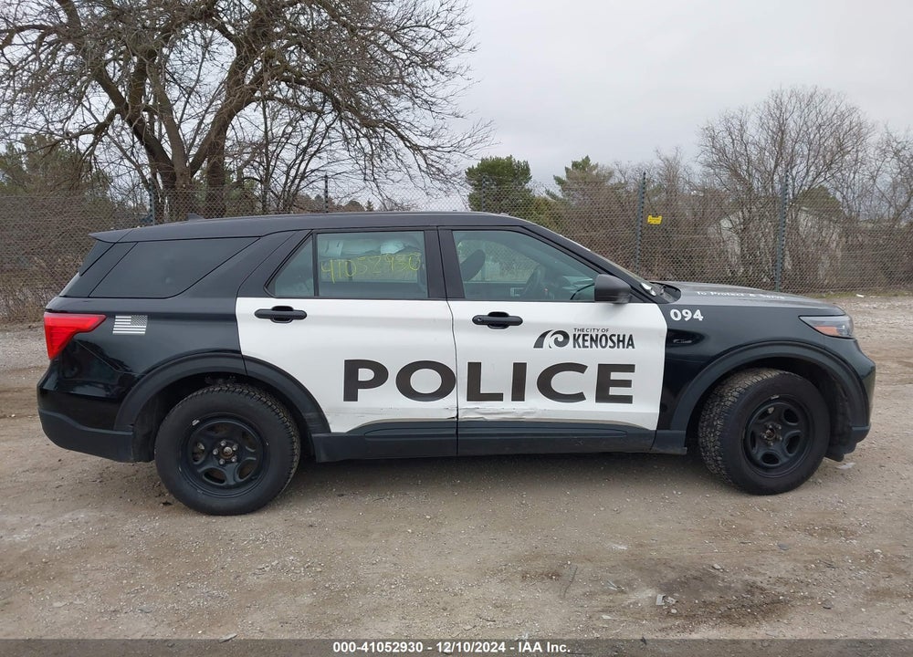 2021 FORD POLICE INTERCEPTOR UTILITY VIN: 1FM5K8ABXMGB83530