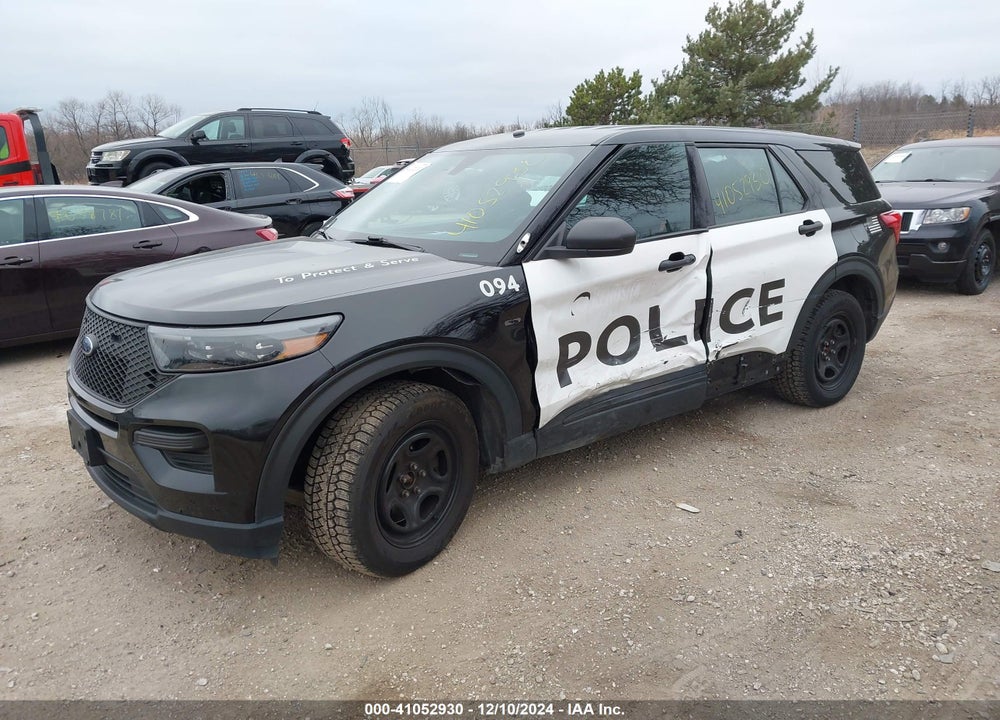 2021 FORD POLICE INTERCEPTOR UTILITY VIN: 1FM5K8ABXMGB83530