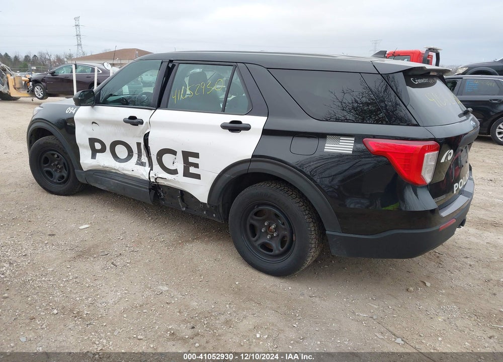 2021 FORD POLICE INTERCEPTOR UTILITY VIN: 1FM5K8ABXMGB83530