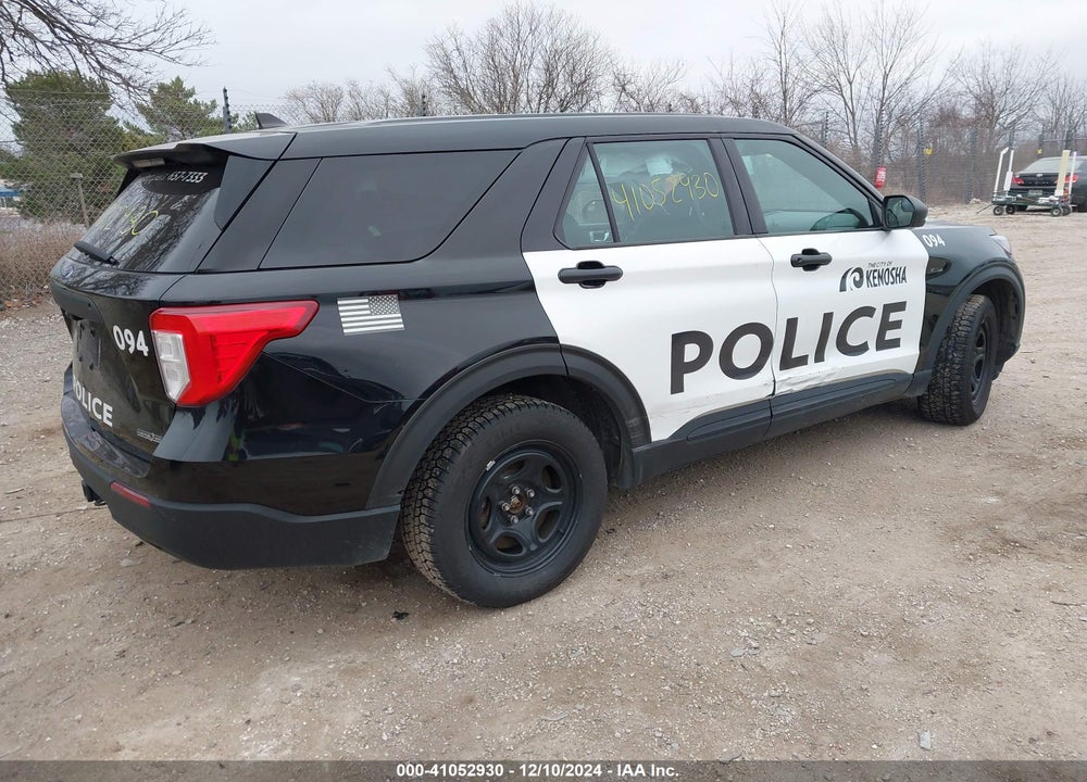 2021 FORD POLICE INTERCEPTOR UTILITY VIN: 1FM5K8ABXMGB83530