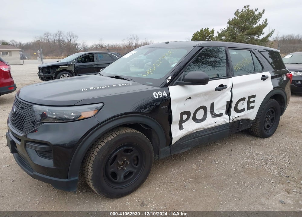 2021 FORD POLICE INTERCEPTOR UTILITY VIN: 1FM5K8ABXMGB83530