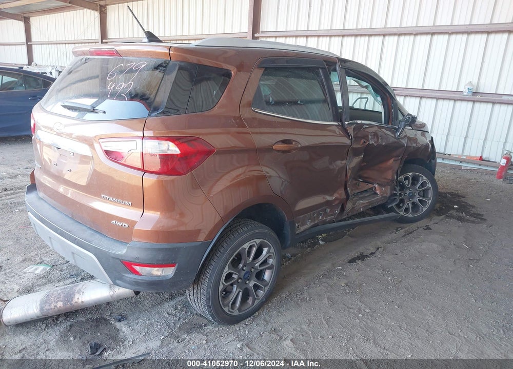 2019 FORD ECOSPORT TITANIUM VIN: MAJ6S3KL4KC257862