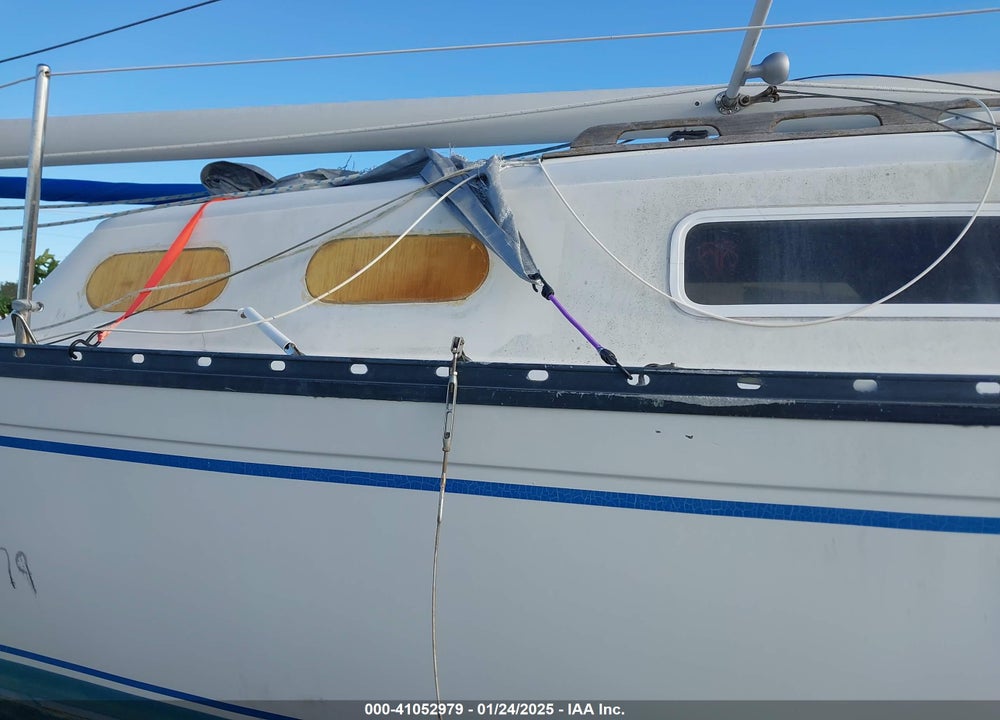 1978 HUNTER 31FT SAILBOAT VIN: HUN51343M78K25