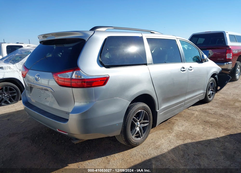 2015 TOYOTA SIENNA LE 8 PASSENGER VIN: 5TDKK3DC8FS587613