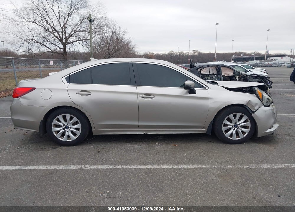 2016 SUBARU LEGACY 2.5I PREMIUM VIN: 4S3BNAH67G3009179