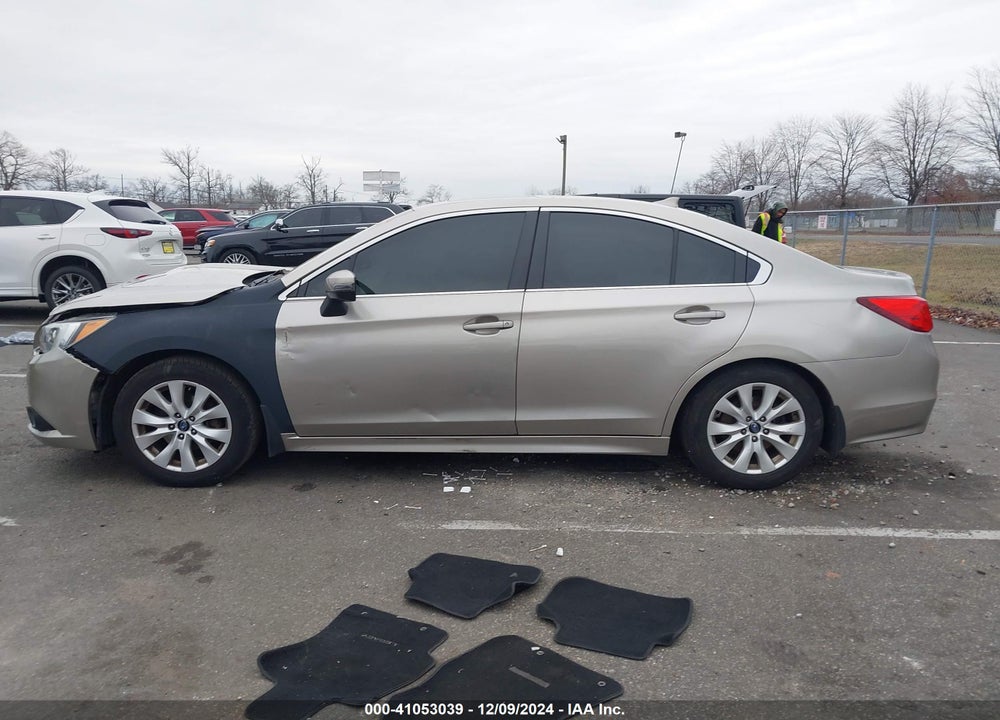 2016 SUBARU LEGACY 2.5I PREMIUM VIN: 4S3BNAH67G3009179