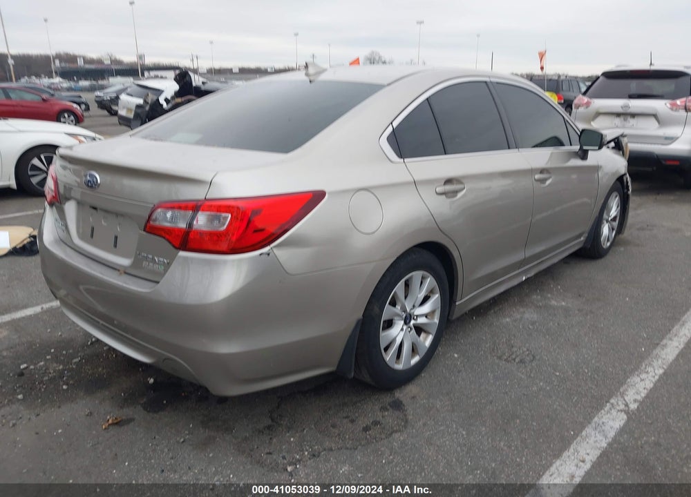 2016 SUBARU LEGACY 2.5I PREMIUM VIN: 4S3BNAH67G3009179
