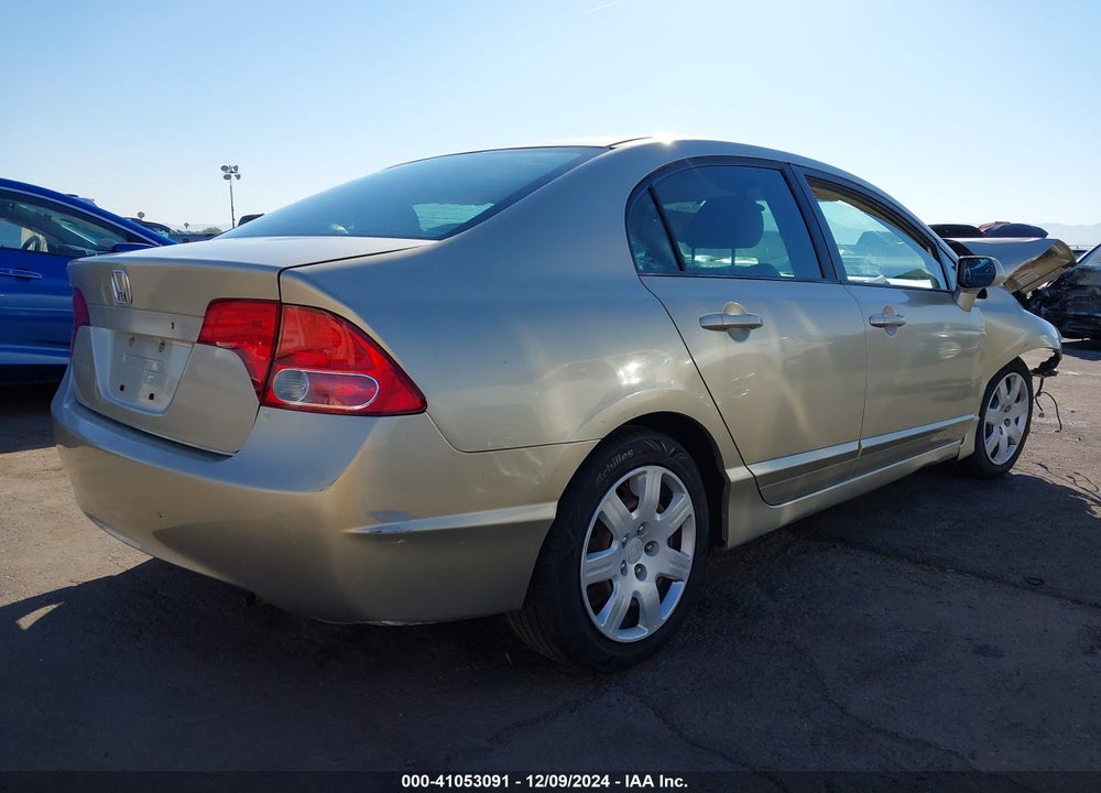 2007 HONDA CIVIC LX VIN: 1HGFA16587L045214