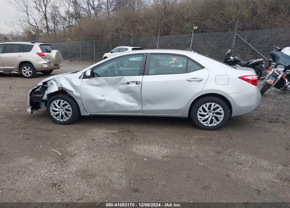 2019 TOYOTA COROLLA LE VIN: 2T1BURHE7KC191426