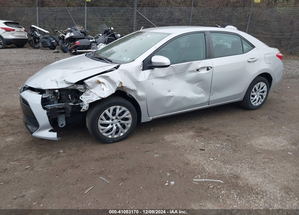 2019 TOYOTA COROLLA LE VIN: 2T1BURHE7KC191426