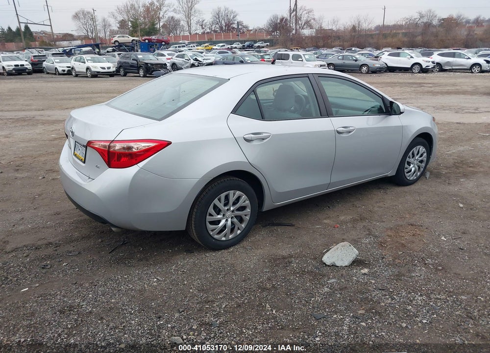 2019 TOYOTA COROLLA LE VIN: 2T1BURHE7KC191426