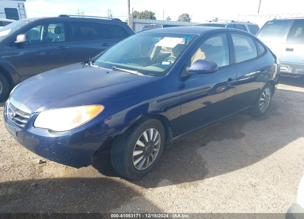 2010 HYUNDAI ELANTRA VIN: KMHDU4AD9AU875954