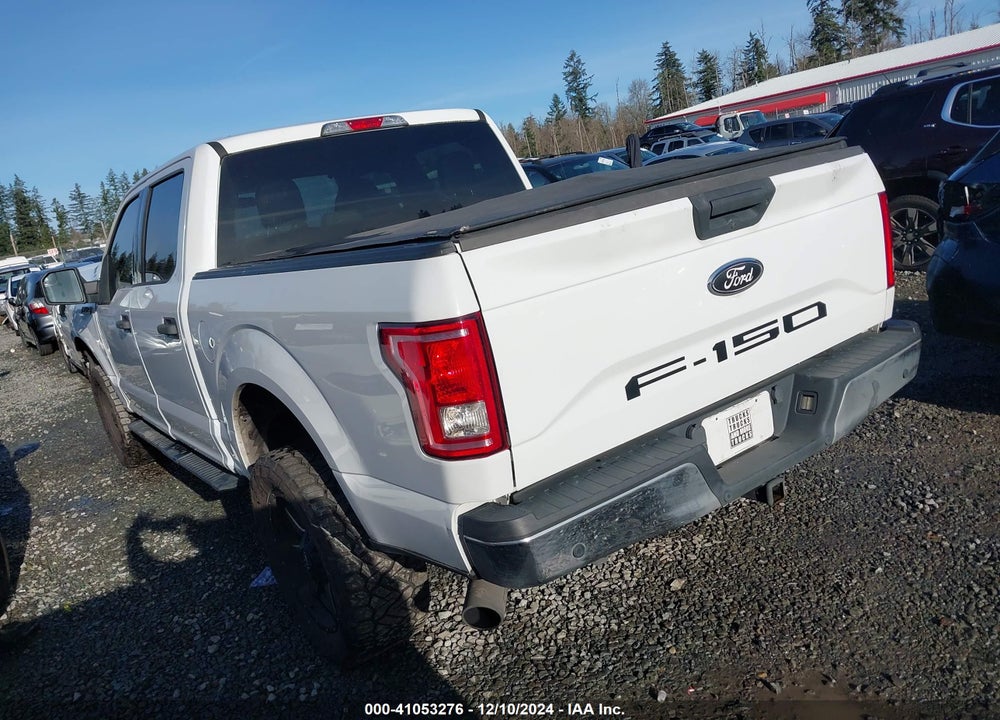 2017 FORD F-150 XLT VIN: 1FTEW1EF7HFC63537