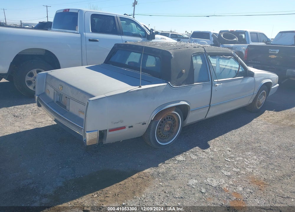 1990 CADILLAC DEVILLE VIN: 1G6CD1330L4233342