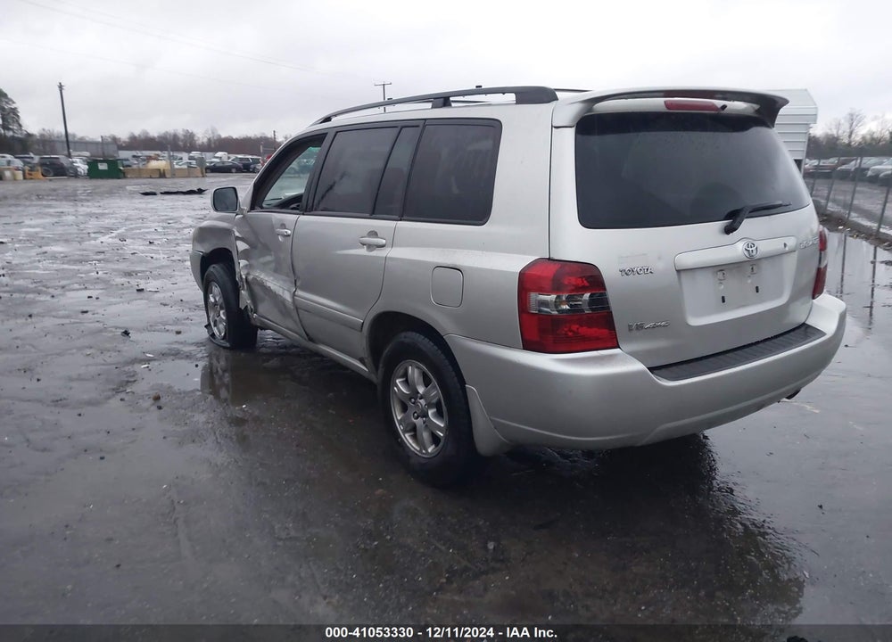 2007 TOYOTA HIGHLANDER V6 VIN: JTEEP21A370193190