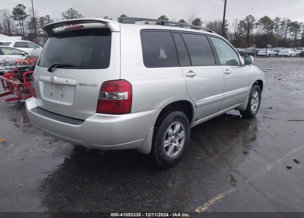 2007 TOYOTA HIGHLANDER V6 VIN: JTEEP21A370193190